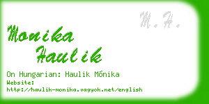 monika haulik business card